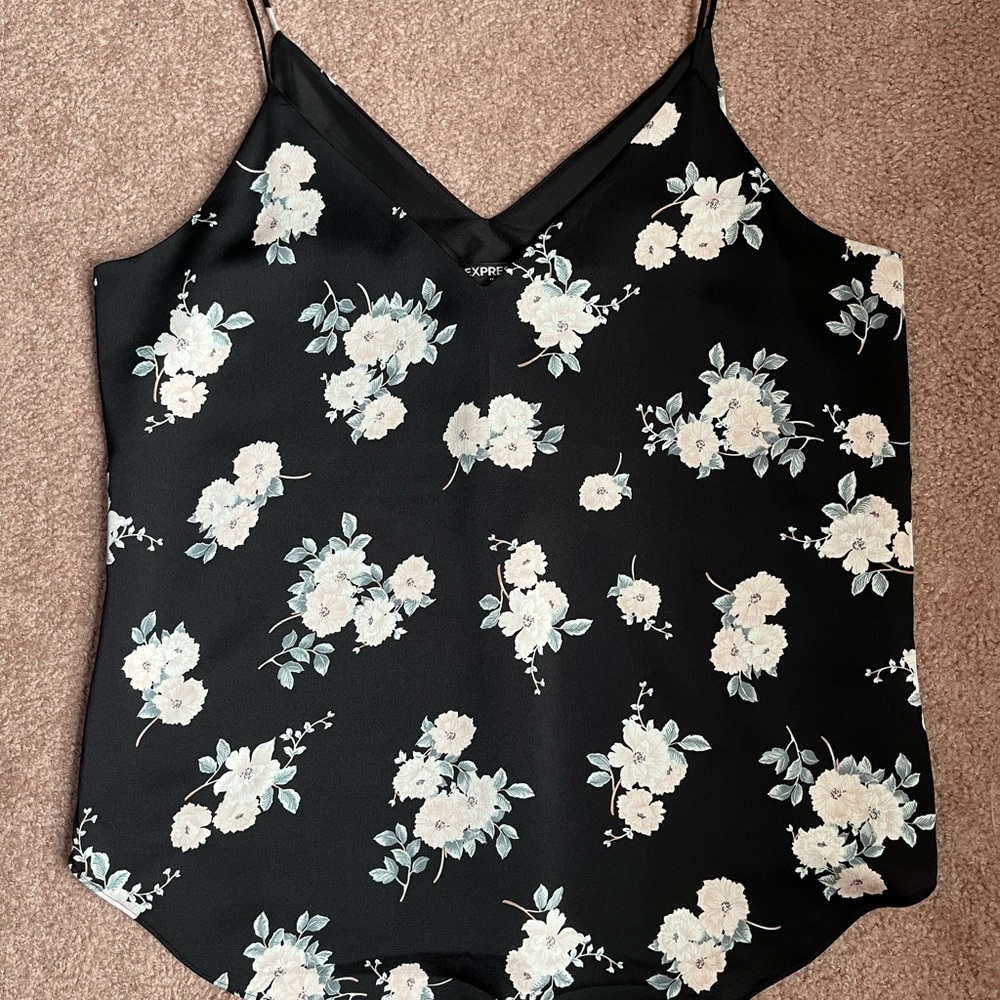 Express floral tank top